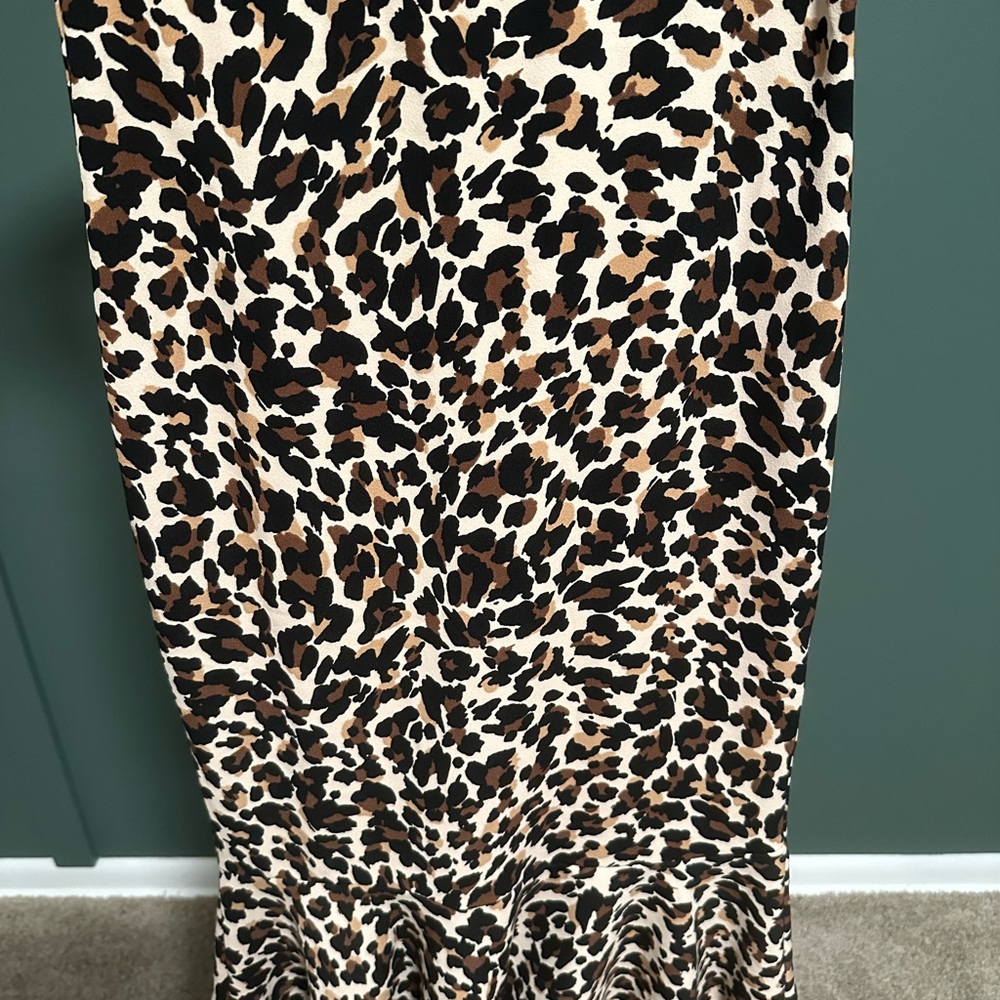 Leopard Print Women's Skirt